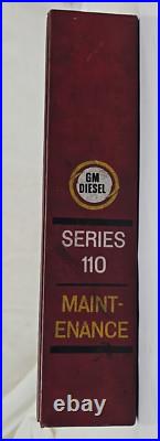 1966 GM Diesel 110 Engine Series Maintenance Book Detroit Diesel Series 71