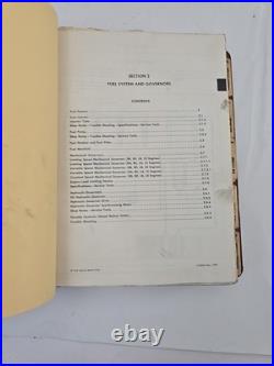 1966 GM Diesel 110 Engine Series Maintenance Book Detroit Diesel Series 71