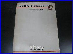 1987-1997 Detroit Diesel Series 60 11.1L & 12.7L Engine Parts Catalog Manual