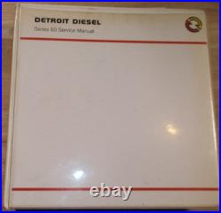 1987 Detroit Diesel Series 60 Engine Service Shop Repair Workshop Manual 6se483