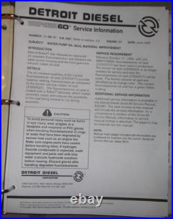 1993 Detroit Diesel Series 60 Engine Service Shop Repair Workshop Manual 6se483