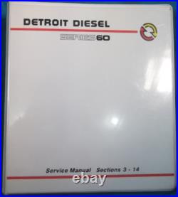 1995 Detroit Diesel Series 60 Engine Service Shop Repair Workshop Manual 6se483