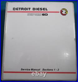 1996 Detroit Diesel Series 60 Engine Service Shop Repair Workshop Manual 6se483