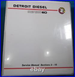 1996 Detroit Diesel Series 60 Engine Service Shop Repair Workshop Manual 6se483