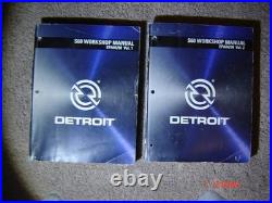 1998 Detroit Diesel Series 60 Workshop Manuals Volume's 1&2