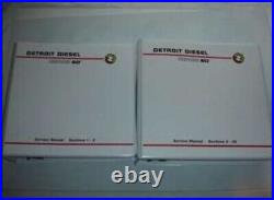 1999 Detroit Diesel 12.7L 60 Series Engine Shop Service Repair Manual Set