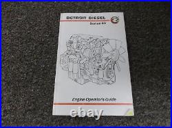 1999 Detroit Diesel Series 60 Engine Owner Operator Manual 14.0L 12.7L 11.1L