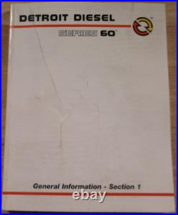 1999 Detroit Diesel Series 60 Engine Parts Manual Book Catalog Books Set