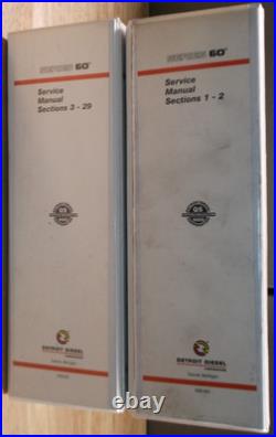 1999 Detroit Diesel Series 60 Engine Service Shop Repair Overhaul Manual 6se483