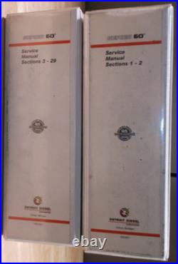 1999 Detroit Diesel Series 60 Engine Service Shop Repair Workshop Manual 6se483