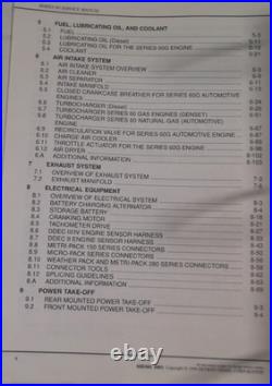 1999 Detroit Diesel Series 60 Engine Service Shop Repair Workshop Manual 6se483