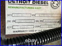 1999 Detroit Series 60 12.7 Engine, DDEC 4, OEM REMAN, 6067MK60, R23539016
