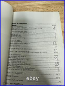 2001 Detroit Diesel Series 60 Engine Owner Operator Manual 14.0L 12.7L 11.1L