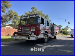 2001 Pierce Saber Fire Truck Detroit Turbo Diesel Allison Trans FLEET Service