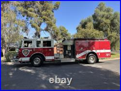 2001 Pierce Saber Fire Truck Detroit Turbo Diesel Allison Trans FLEET Service