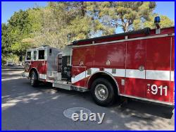 2001 Pierce Saber Fire Truck Detroit Turbo Diesel Allison Trans FLEET Service