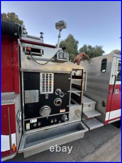 2001 Pierce Saber Fire Truck Detroit Turbo Diesel Allison Trans FLEET Service