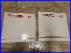 2002 2000 Detroit Diesel 12.7L 60 Series Engine Shop Service Repair Manual Set