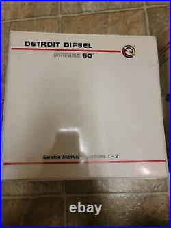 2002 2000 Detroit Diesel 12.7L 60 Series Engine Shop Service Repair Manual Set