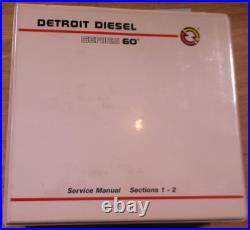 2002 Detroit Diesel Series 60 Engine Service Shop Repair Workshop Manual 6se483