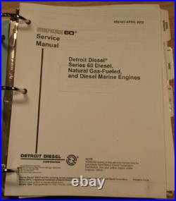 2002 Detroit Diesel Series 60 Engine Service Shop Repair Workshop Manual 6se483