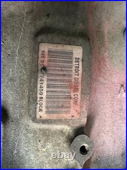 2004 Detroit Diesel Series 14.0L Engine Cylinder Block 23527205 OEM
