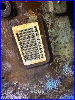2004 Detroit Diesel Series 14.0L Engine Cylinder Block 23527205 OEM