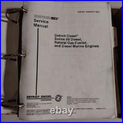 2004 Detroit Diesel Series 60 Service Manual 6SE483 Sections 1-29 Two Volumes