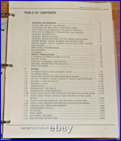 2005 Detroit Diesel Series 60 Engine Service Shop Repair Overhaul Manual 6se483