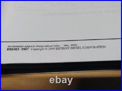 2005 Series 60 Detroit Diesel Service Manuals Plus DDEC 3 4 III IV Single ECM
