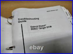 2005 Series 60 Detroit Diesel Service Manuals Plus DDEC 3 4 III IV Single ECM