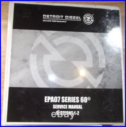2007 Detroit Diesel Epa07 Series Engine Service Workshop Overhaul Shop Manual