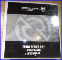2007 Detroit Diesel Epa07 Series Engine Service Workshop Overhaul Shop Manual
