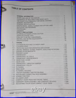 2007 Detroit Diesel Epa07 Series Engine Service Workshop Overhaul Shop Manual