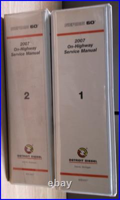 2007 Detroit Diesel Series 60 Engine Service Overhaul Repair Workshop Manual