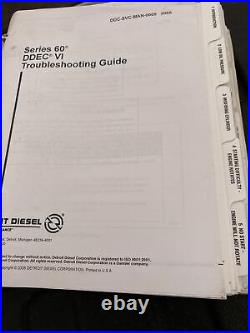 2008 Detroit Diesel Series 60 DDEC VI TROUBLESHOOTING GUIDE Manual Service Book