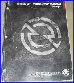 2011 Detroit Diesel Series 60 Engine Service Shop Repair Workshop Manual Set