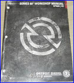 2011 Detroit Diesel Series 60 Engine Service Shop Repair Workshop Manual Set