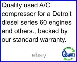 4417 A/C Compressor For Detroit Diesel Series 60, 03-0609, ABPN83304123