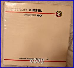 6SE483 Detroit Diesel Series 60 Service Manual Engine Sections 1-2 Heavy Duty HD