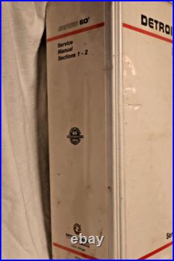 6SE483 Detroit Diesel Series 60 Service Manual Engine Sections 1-2 Heavy Duty HD