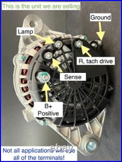 Brand New Alternator For 1998-99 Blue Bird Bus Detroit Diesel Series 60 200 Amp
