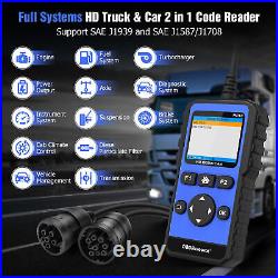 Code Reader for Detroit Diesel Series Truck Fault Light Computer Clear Reset