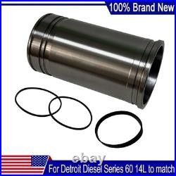 Cylinder Liner with Seals For Detroit Diesel Series 60 14L To match 23531250