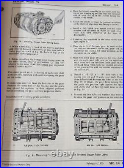 DETROIT DIESEL 92 SERIES SERVICE MANUAL HARD COVER 1974 Release No 3