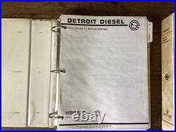DETROIT DIESEL SERIES V-71 SERVICE MANUAL SET 1989 SECTIONS 1-3, 4-15 Free Ship