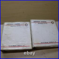 DETROIT DIESEL Series V-71 TRUCK ENGINE Shop Overhaul Manual repair service book