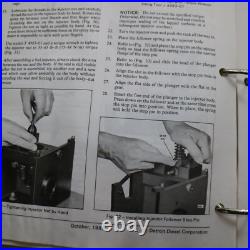 DETROIT DIESEL Series V-71 TRUCK ENGINE Shop Overhaul Manual repair service book