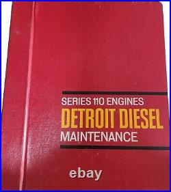 Detroit Diesel 110 Series Engine Shop Service Repair Maintenance Manual