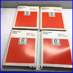 Detroit Diesel 53 Series 2-53 3-53 4-53 Engine Parts Catalog Manual COMPLETE SET
